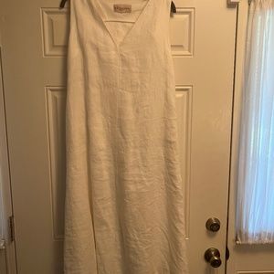 Philosophy White Linen Dress